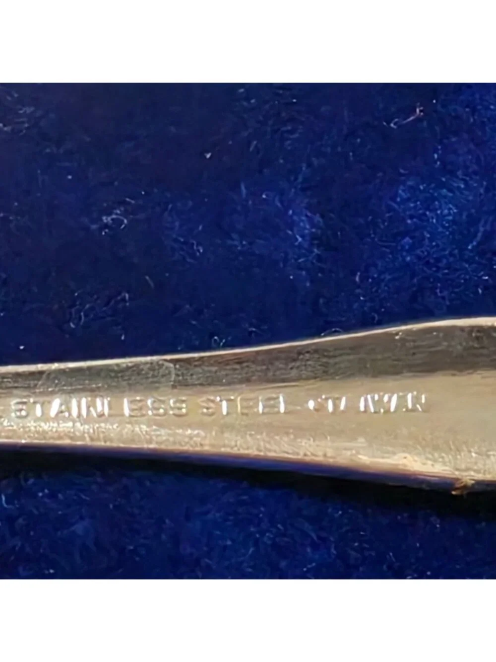 Vtg 23 Pc Stainless Flatware Lot Affection Pattern Taiwan Monogram 